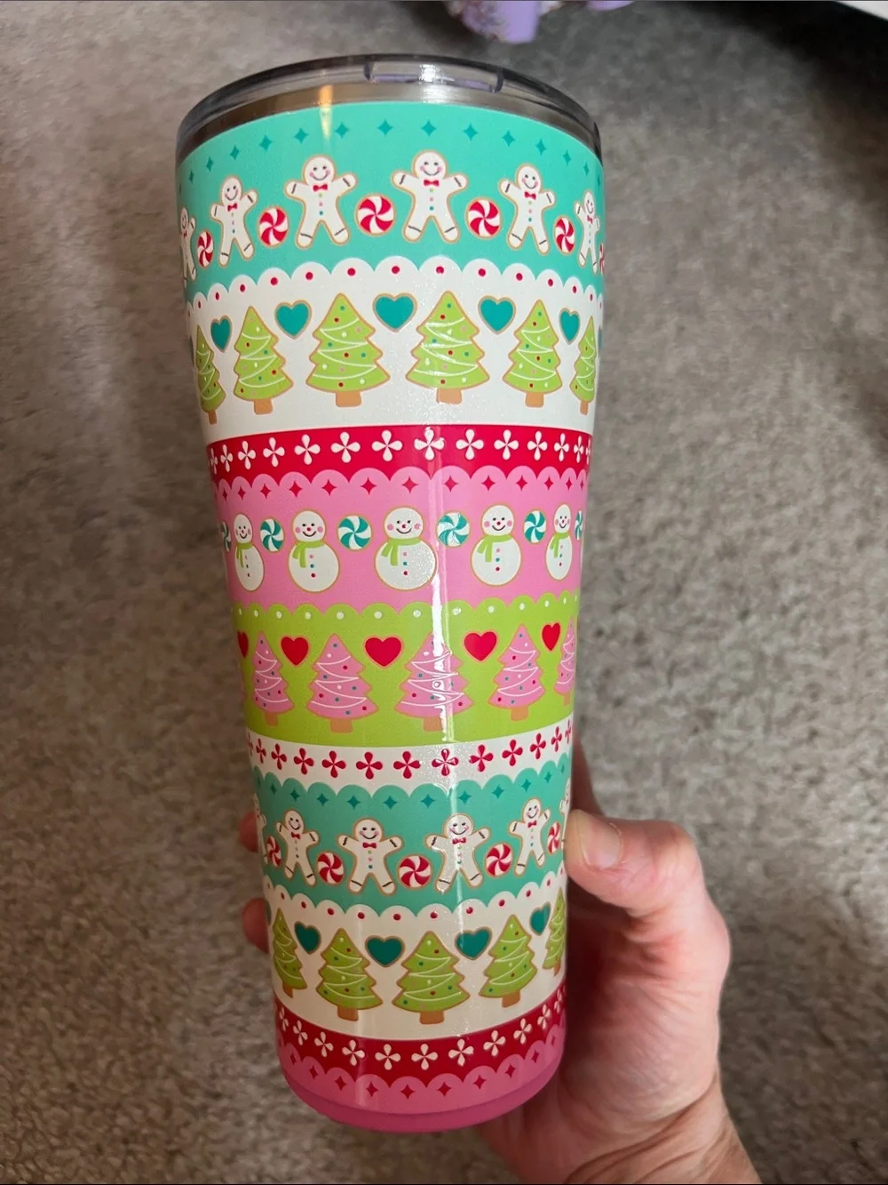 Swig Life Christmas Cookie Pattern 32 oz Tumbler